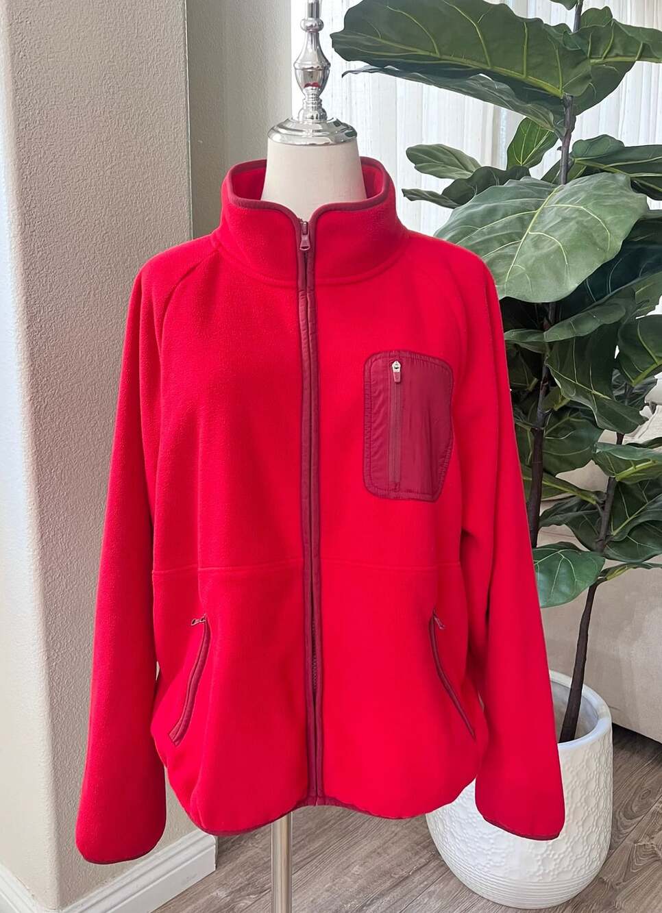 The Lou & Grey Cozy Up fleece zip jacket